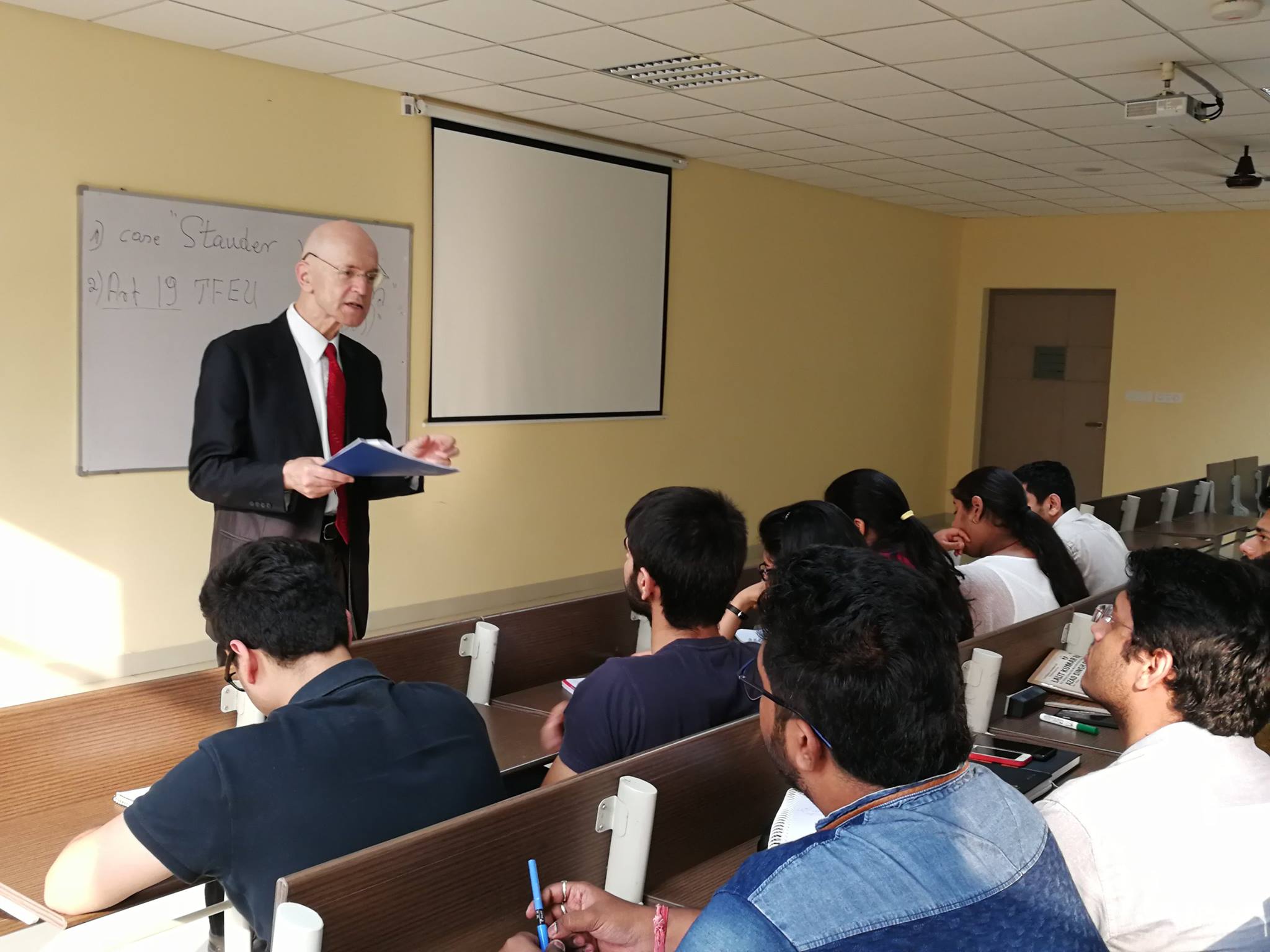 Guest Lecture on European Union (EU) Laws at GD Goenka School of Law