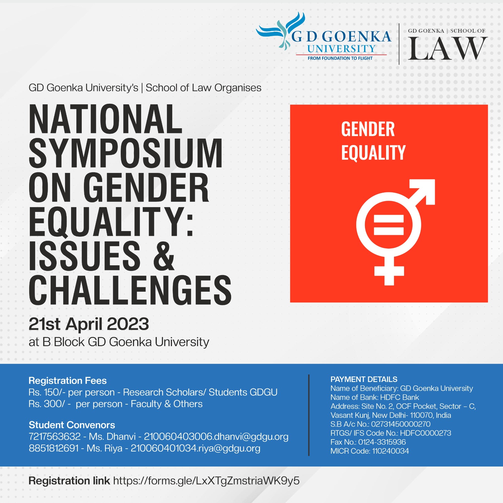 NATIONAL SYMPOSIUM ON GENDER EQUALITY