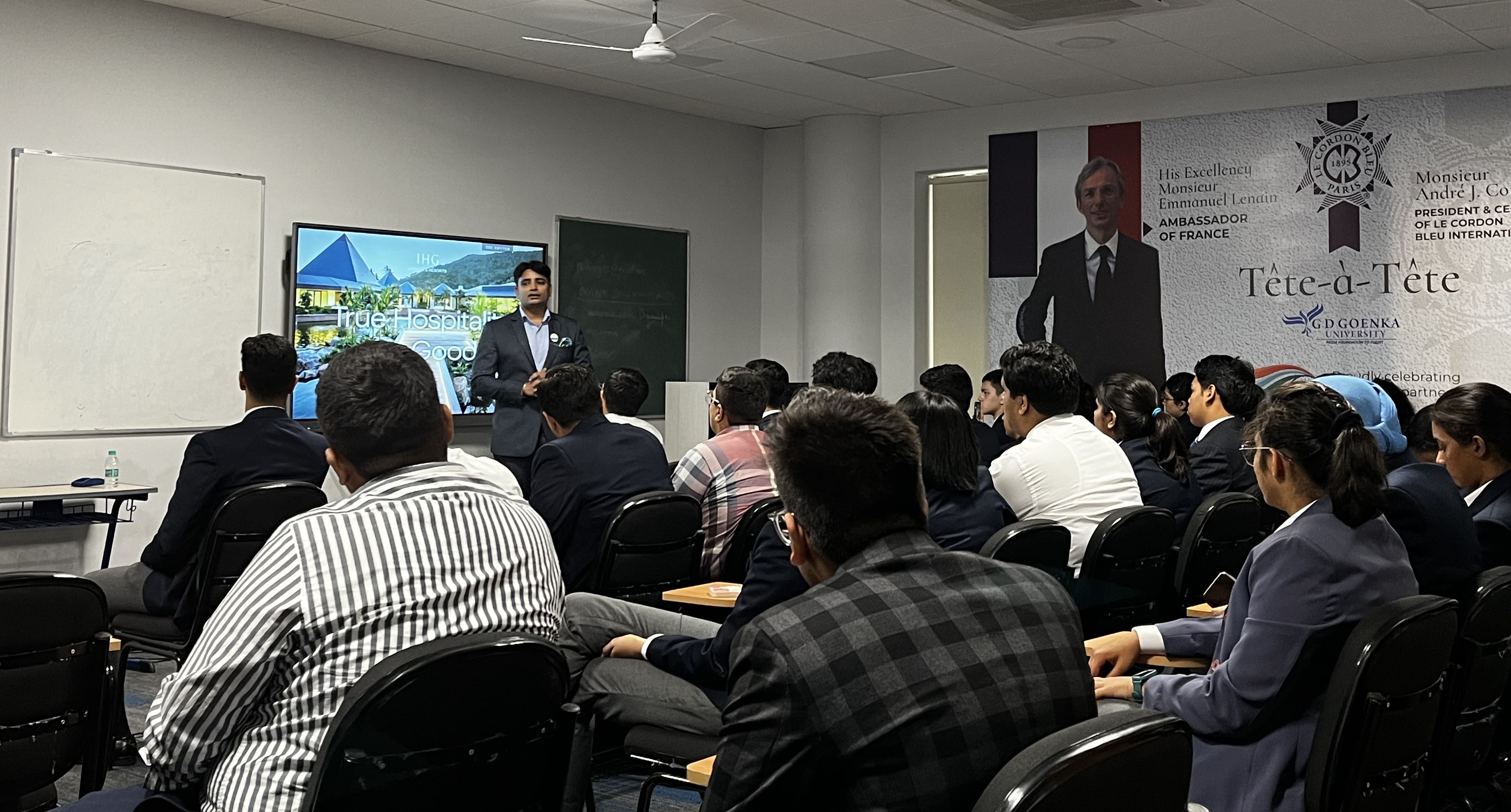 Guest Lecture by Mr Mukesh Kumar IHG