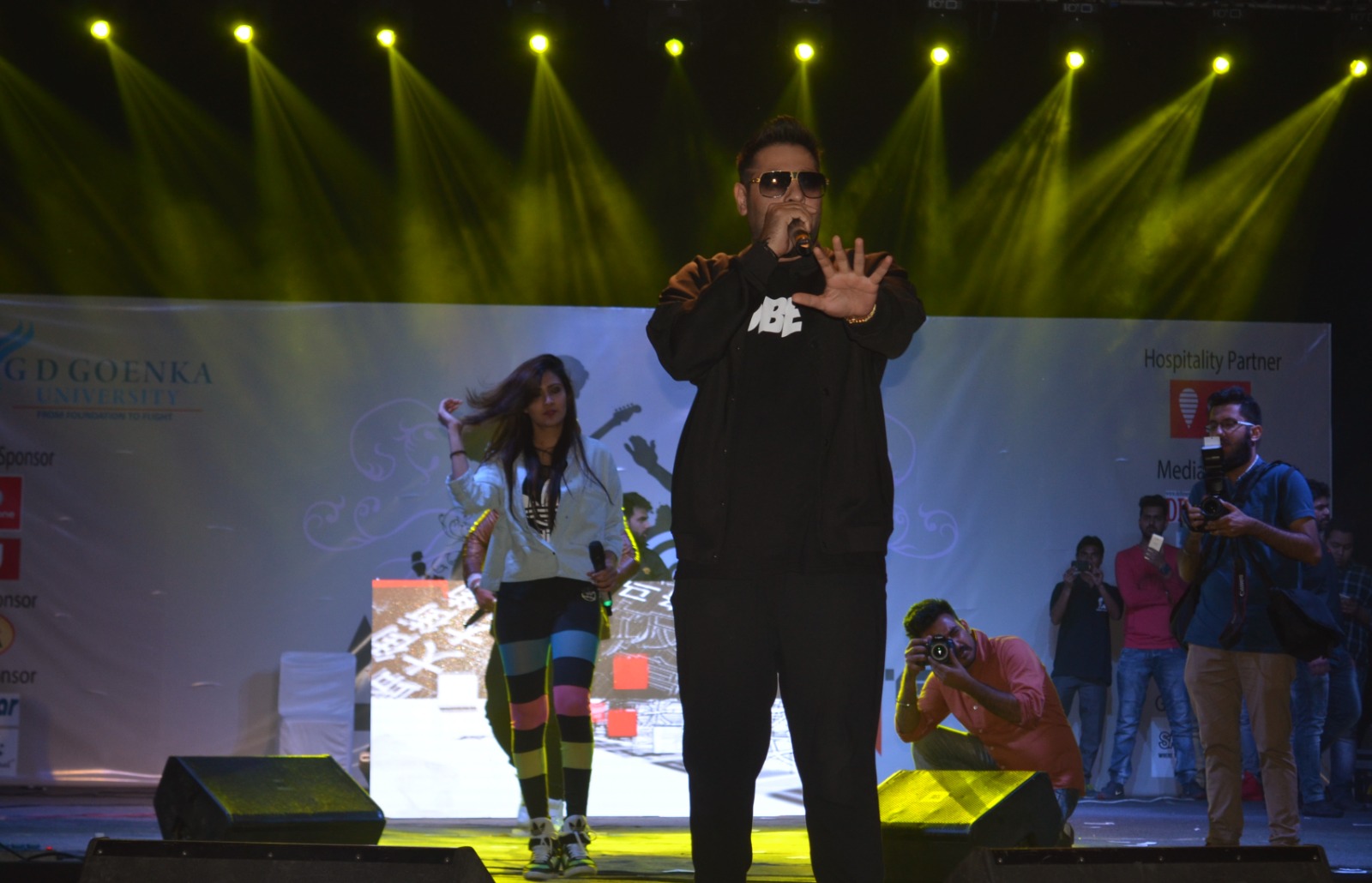 Badshah at Annual Fest