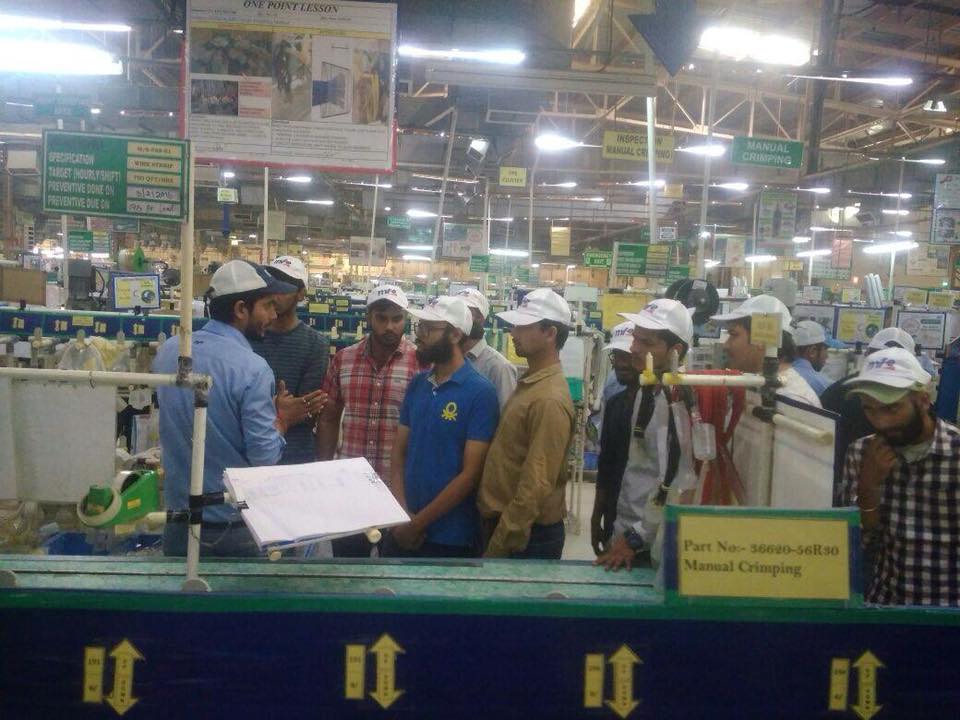 School of Engineering, G. D. Goenka University organised an educational trip to Minda Furukawa Electric Pvt. Ltd.