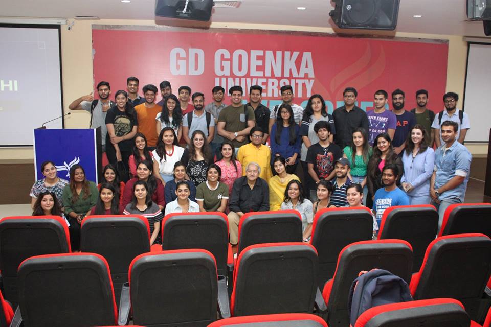 School of Communication students attend a workshop with Avijit Dutt