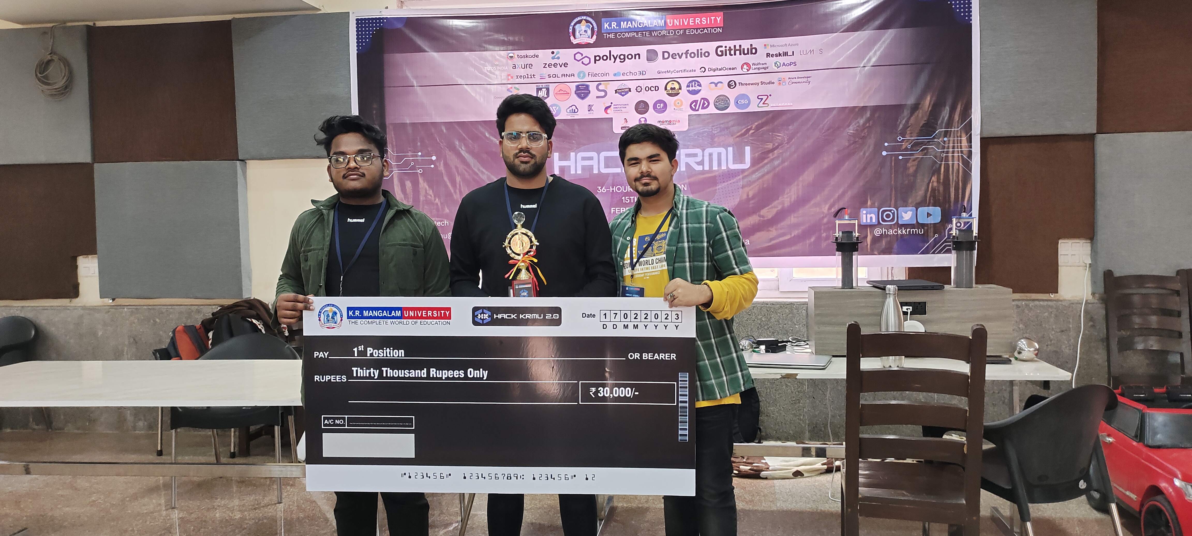 Winning Hackathon, KRMU