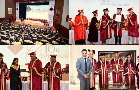 10th Convocation of GD Goenka University 2024