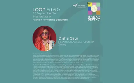 Fashion Forward is Backward with Disha Kaur