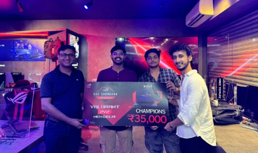 Manish Tiwari, B.Tech (CSE-Cyber Security), 2023-27, showcased his gaming prowess by winning the ASUS ROG Valorant LAN tournament in Delhi on 24 August 2024 and winning Rs. 35,000/-