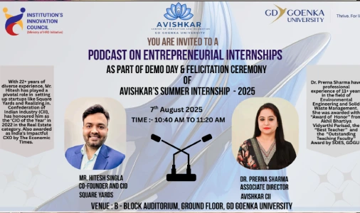 Avishkar Summer Internship-2025 Demo Day & Felicitation Ceremony