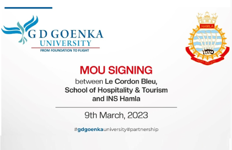 MoU Signing between Le Cordon Bleu, School of Hospitality and Tourism and INS Hamla