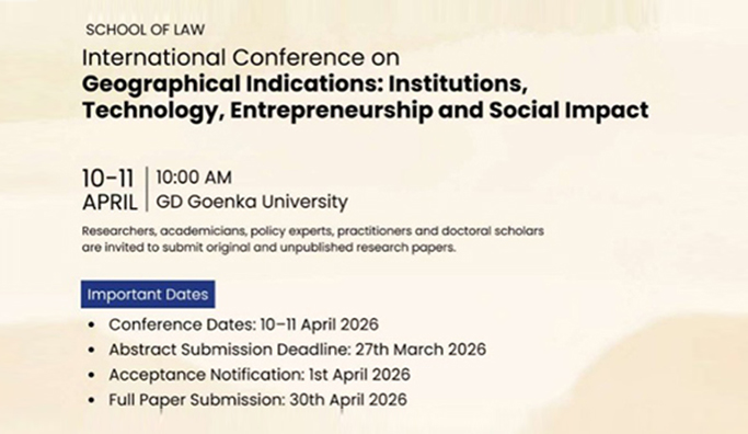 International Conference on Geographical Indications: Institutions, Technology, Entrepreneurship and Social Impact (Hybrid)