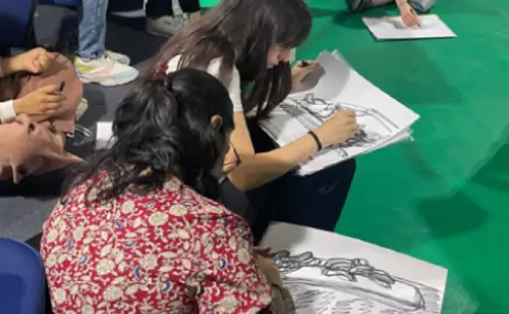 Thinking through the body: Sensing spaces @Space Workshop by Nitish Jain