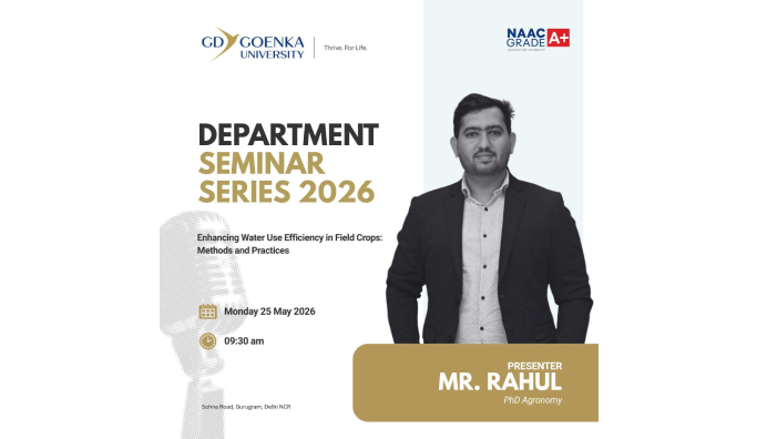 Department Seminar Series 2026