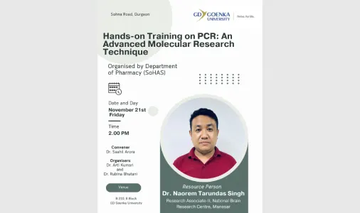 PCR & Advanced Molecular Techniques Workshop for Pharmacy Students