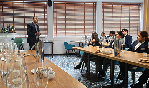 Wine Appreciation Workshop with Mr. Vivek Kumar Saxena