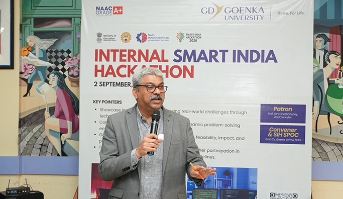 Innovation Takes Centre Stage: GD Goenka University Hosts Internal Smart India Hackathon 2026