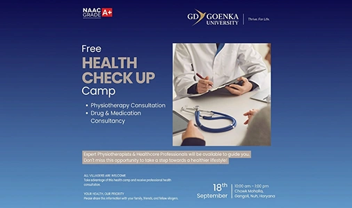 Free Health Check-Up Camp (Chowk Mohalla, Gangoli, Nuh)