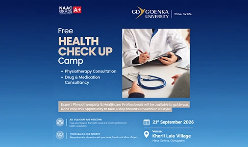 Free Health Check Up Camp Kherli Lala Village, Near Sohna