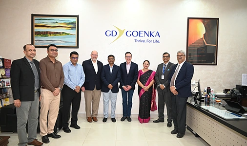The Department of Nursing welcomes the Senior Leadership Team of Elsevier to GD Goenka University